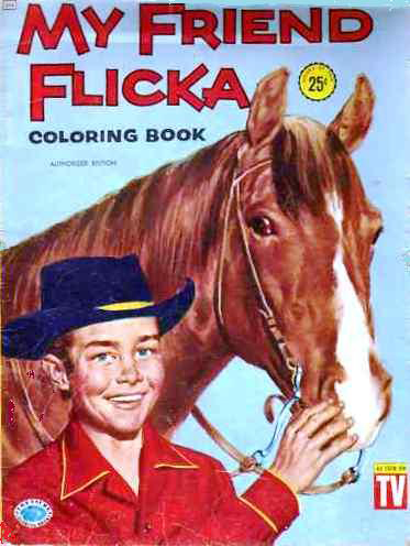 Flicka Coloring Book Cover