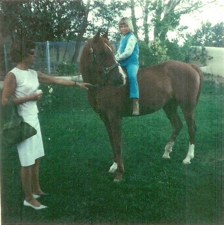 Flicka in 1967 with the Drury Family