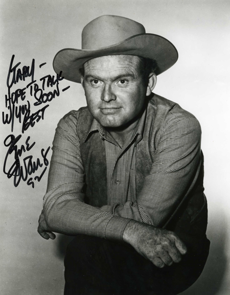 Gene Evans Autographed Photo